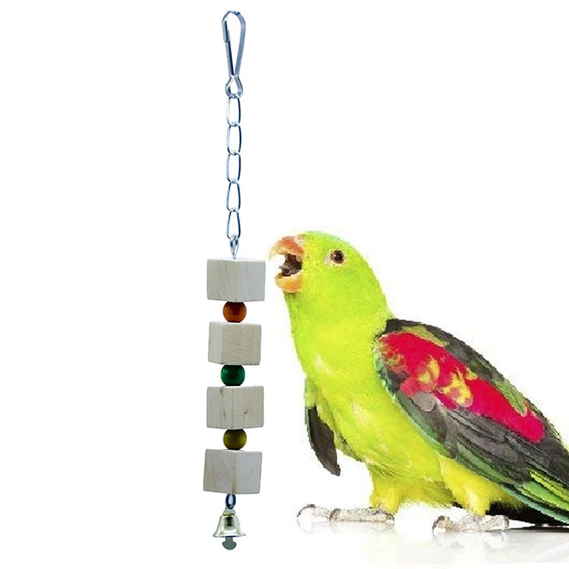 Toys For Parrot Bird Budgie wood cage Perch Swing Parakeet Toys African Grey Accessories parkiet vogel speelgoed