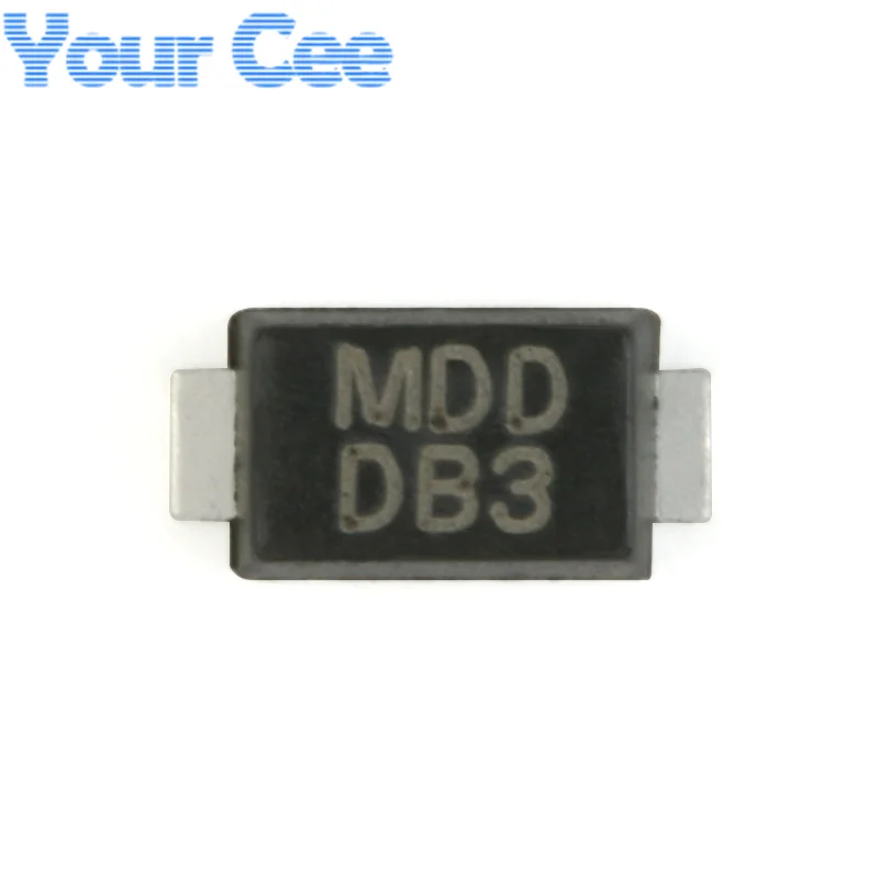 100PCS SODDB3 DB3 SOD1H8 U8 SM4007PL A7 DHE1M U1M DSR1M S1M DSF1G E1G DSF1D E1D DFR1M F1M SOD-123F 32V SMD Diode Rectifier