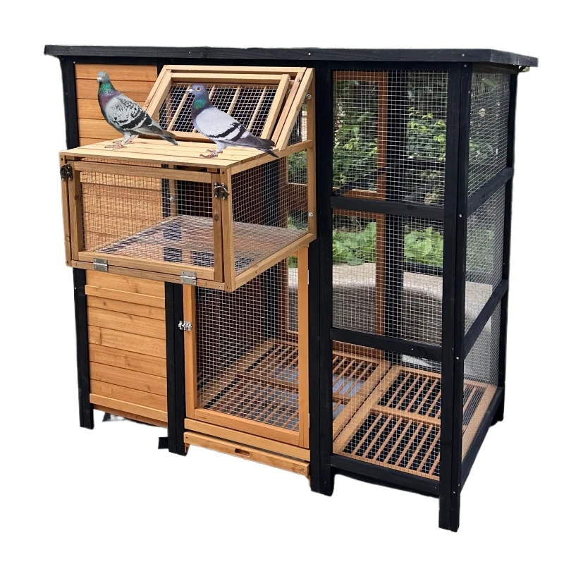Outdoor pigeon cage, rainproof and sun-proof multi-layer breeding pigeon meat pigeon loft