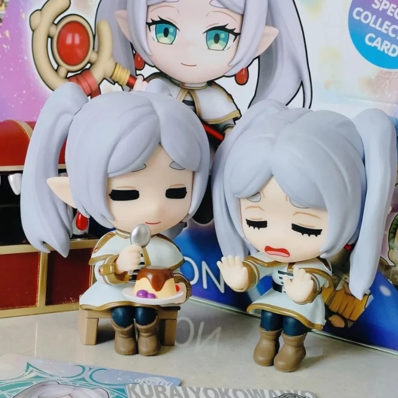 

Новая оригинальная слепая коробка Frieren Beyond Journey's End Cosbi, мини-милая фигурка, загадочная коробка, украшение для рабочего стола, игрушка, друг, праздничный подарок