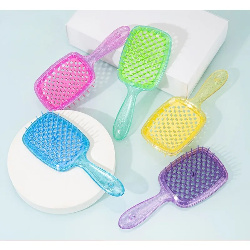 Hair Comb Detangling Tangled Hair Comb Hollow Out Massage Combs Anti-static Hair Comb Salon Hairdressing Styling Tools