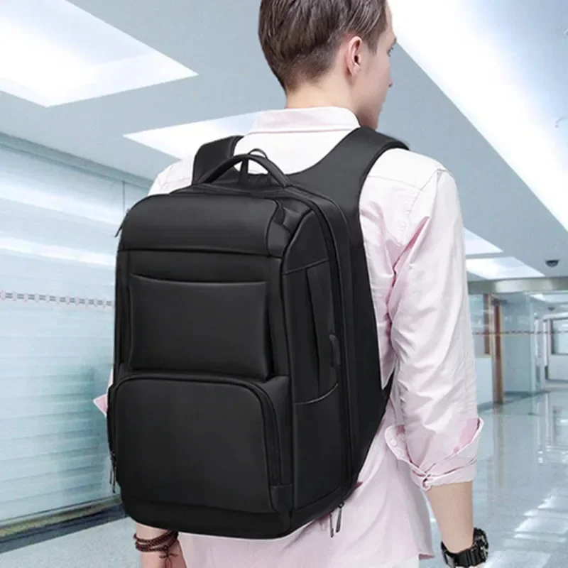 Business Backpack Men Travel Pack Bag Male Luggage Backpacks USB Large Capacity Waterproof Laptop Computer Women PC school bags