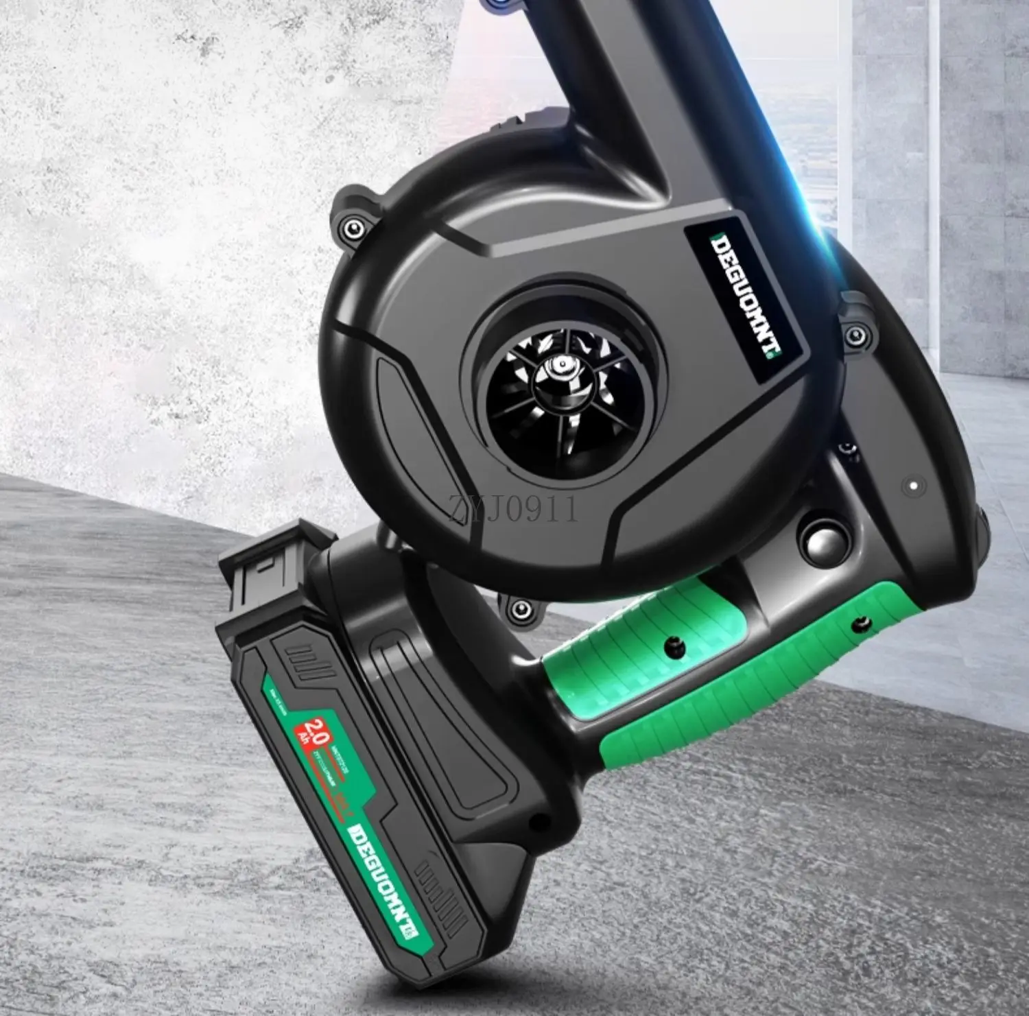 리튬 배터리 송풍기 고전력 충전 헤어 드라이어 산업용 먼지 불어 총