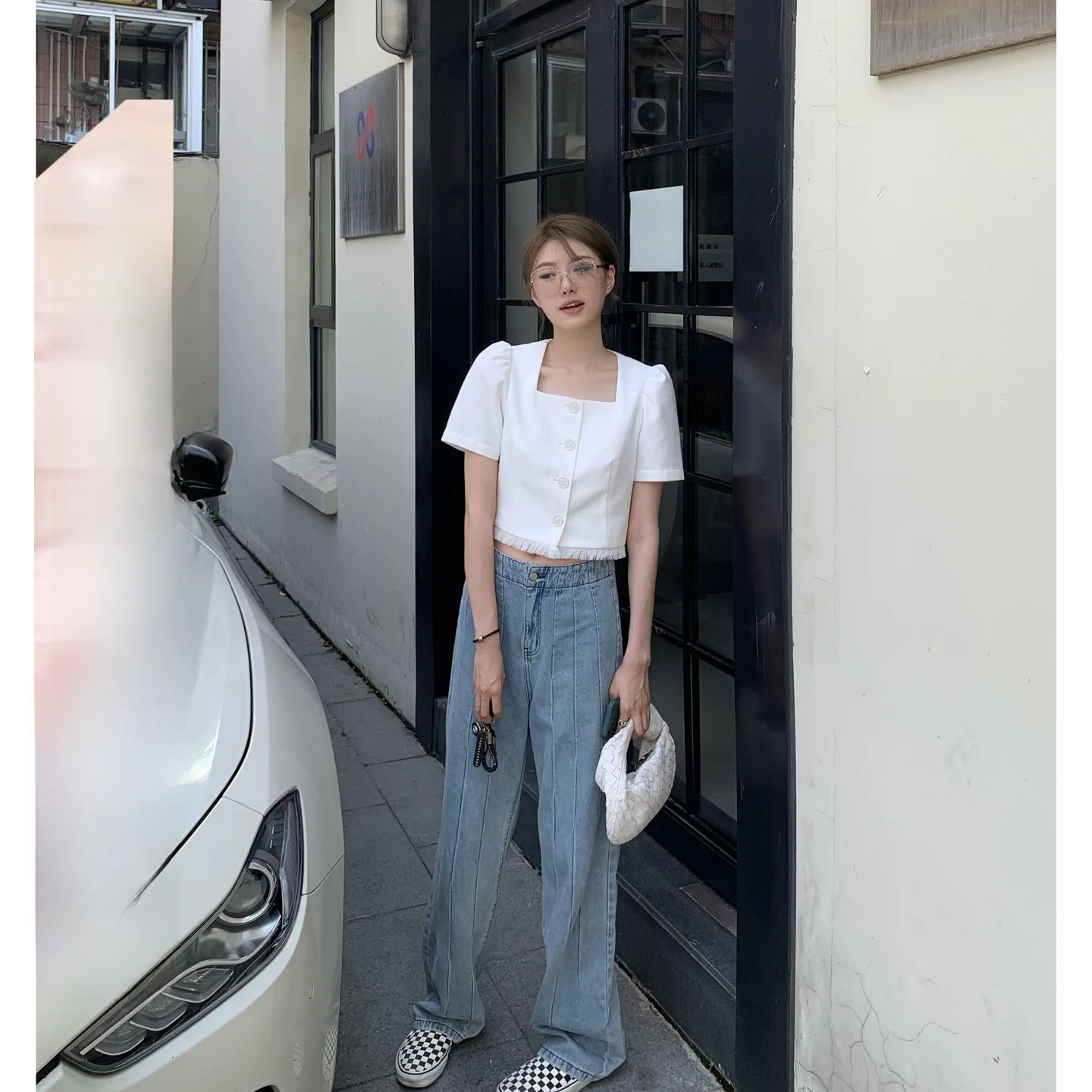 

Rebellious Tassel ort Sve Women's Jaet WANANTONG Fraant ort Coat Sle Faion Summer Outfit Single Piece Regular Fit