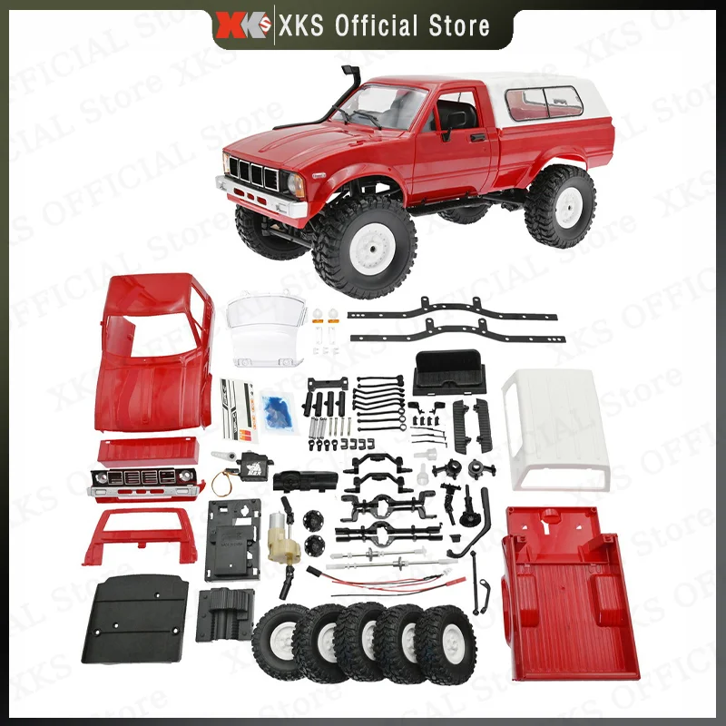 WPL 1/10 1/16 RC Car B16 B24 C14 C24 C24-1 D12 MN45 Kit Version LED Light Electric Climbing Truck RC Car Toy Diy Gift for Boy