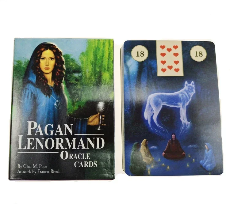 1Pcs Pagan Lenormand Oracle cards Full English Classic Board Games High Quality Party Games Tarot Deck New Hot Seeling cards