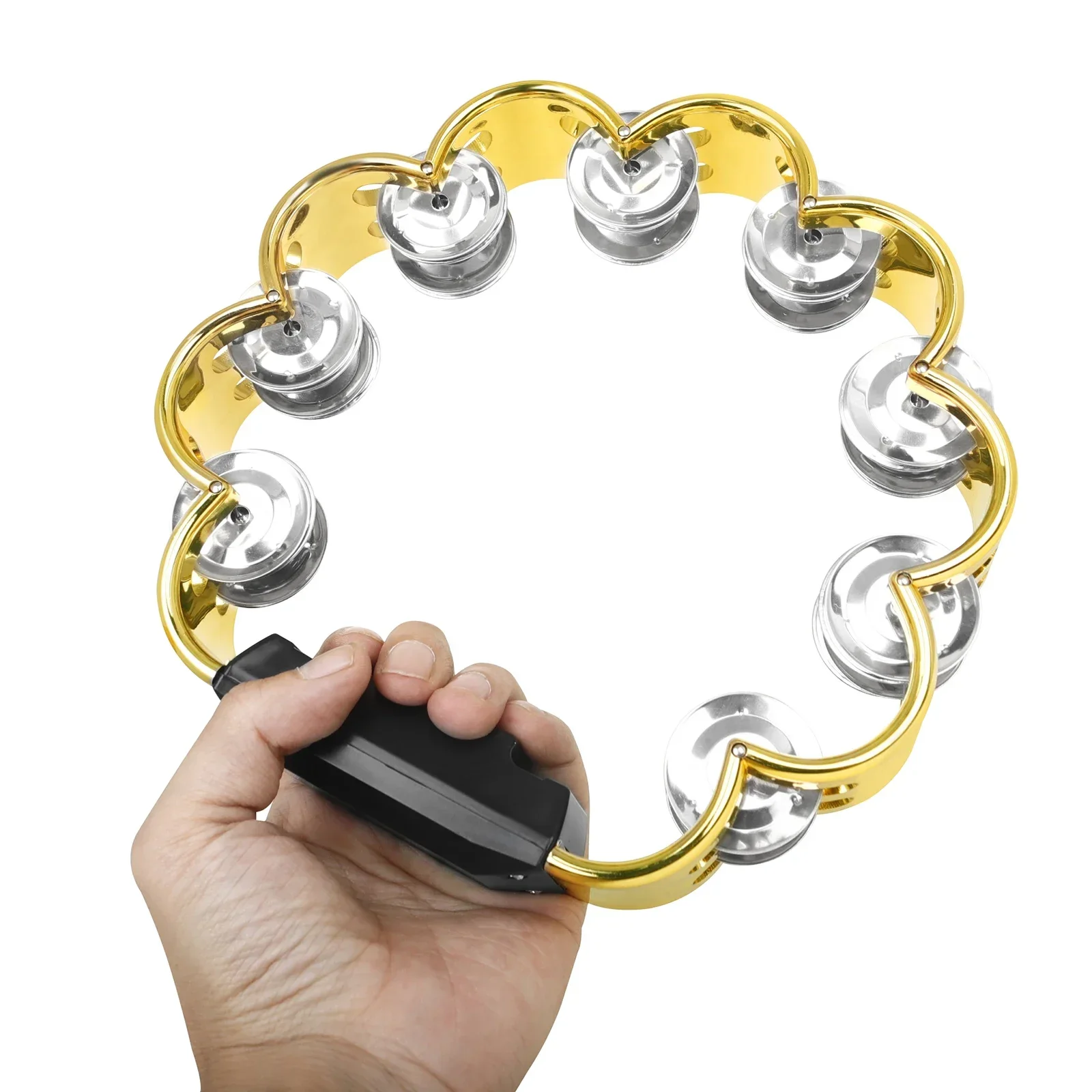 الدف صف مزدوج زهر البرقوق Handbell طبل الأطفال الموسيقية ألعاب تعليمية KTV حفلة أورف أدوات قرع