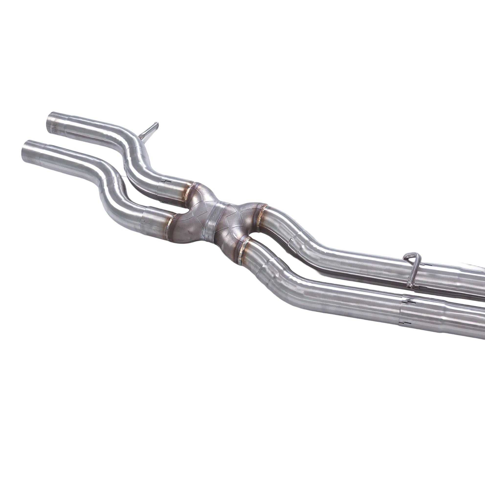 For / Suitable  2013 Audi S8 D4 4.0L X Valvetronic 304SUS Brushed High-permance Car Exhaust with Four Outlets