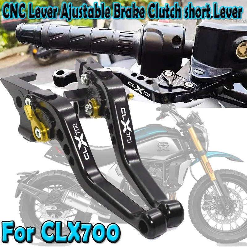 For CLX 700 CL-X 700 CLX700 CL-X700 2022 2023 2024 Motorcycle Brake Handle Adjustable Clutch Drum Brake Lever Handle
