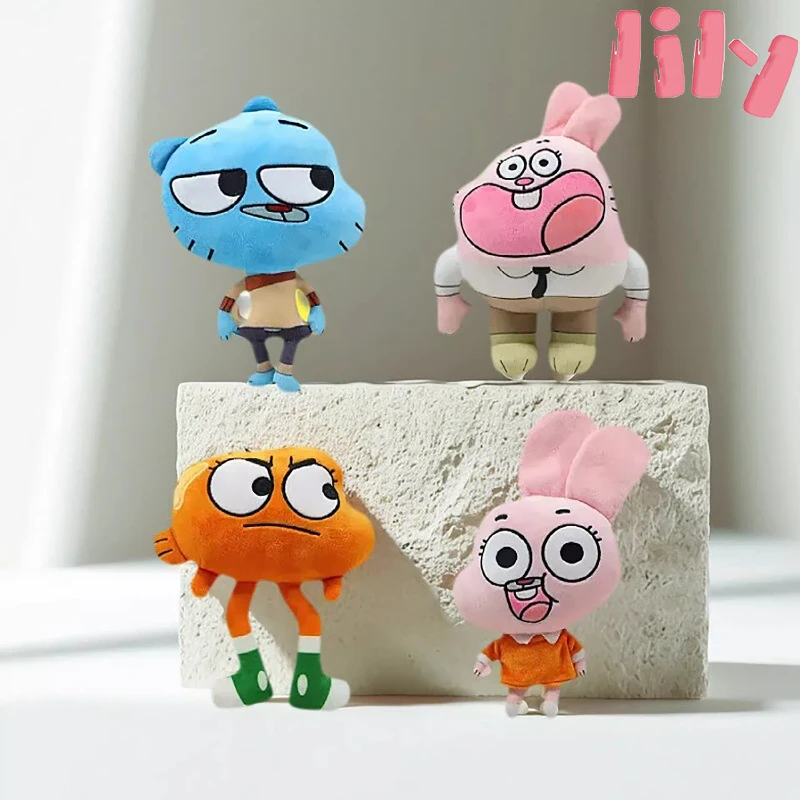 

Plush Toy World Of Gumball Anime Peripheral Doll Skin Friendly Fabric Filled Doll Sleeping Doll Cute Soft Healing Series Gift