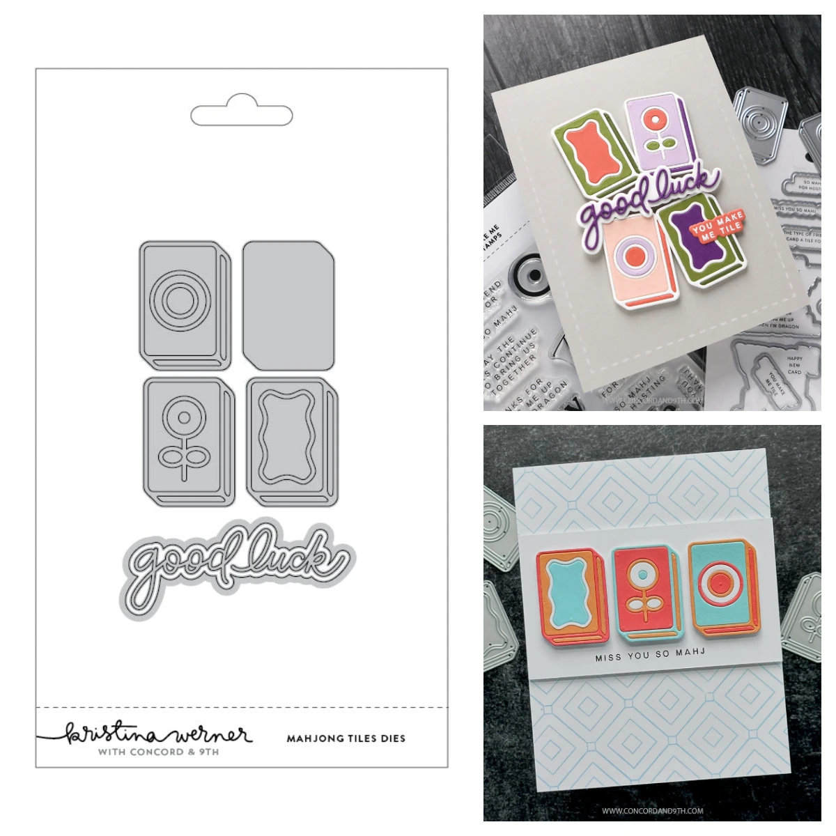Mei 2026 Nieuw avontuur wacht op u: Fresh Kicks Mahjong Tiles Splash Stencil Pack Metal Cutting Dies Stamp voor DIY handgemaakte scrapbook - afbeelding 1