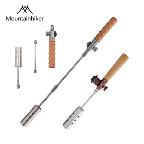 Imagen 2 del producto MOUNTAINHIKER Máquina para quemar maleza, quemadores de césped, antorcha de gas, soplete para barbacoa al aire libre, lanzallamas para camping, equipo de camping