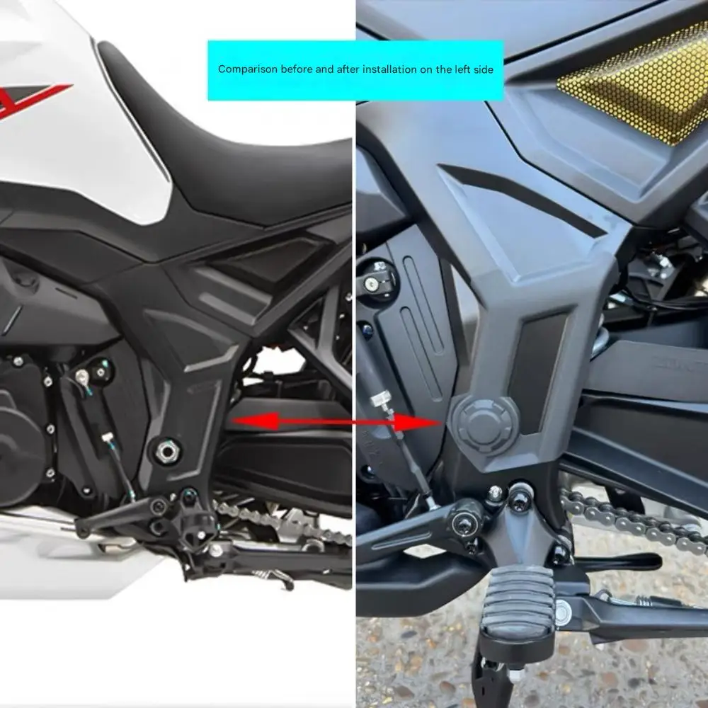 【Perfect fit】For zontes motorcycle 703F frame side cover anti-wear cover side panel left and right protection plate rear flat fo