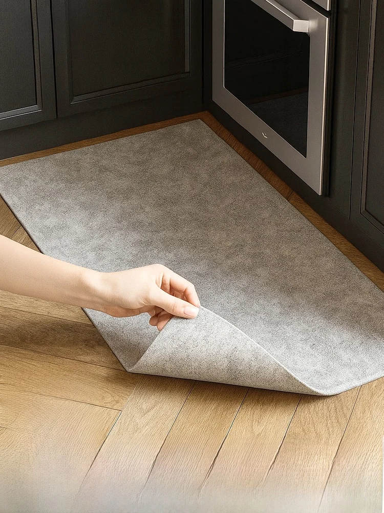 

Одноразовый кухонный придверный коврик, маслостойкий, нескользящий, впитывающий, для ванной комнаты, современный простой стиль, домашний текстиль