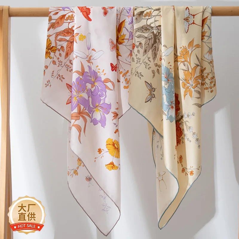 Gift for Mother Scarf High-Grade Box Double-Sided Mother-in-Law Lady