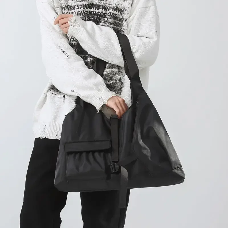 Nylon Tote Bag Casual Zipper SOFT Fashion High-Capacity Shoulder Bag Handbag School Bag for College Students