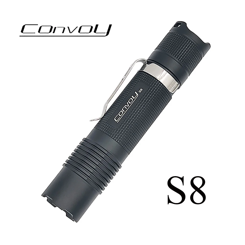 Convoy S8 with SST40 Flashlight Linterna Led 18650 Torch Mini Flash Light Fishing Camping Lamp Latarka Tactical Lantern