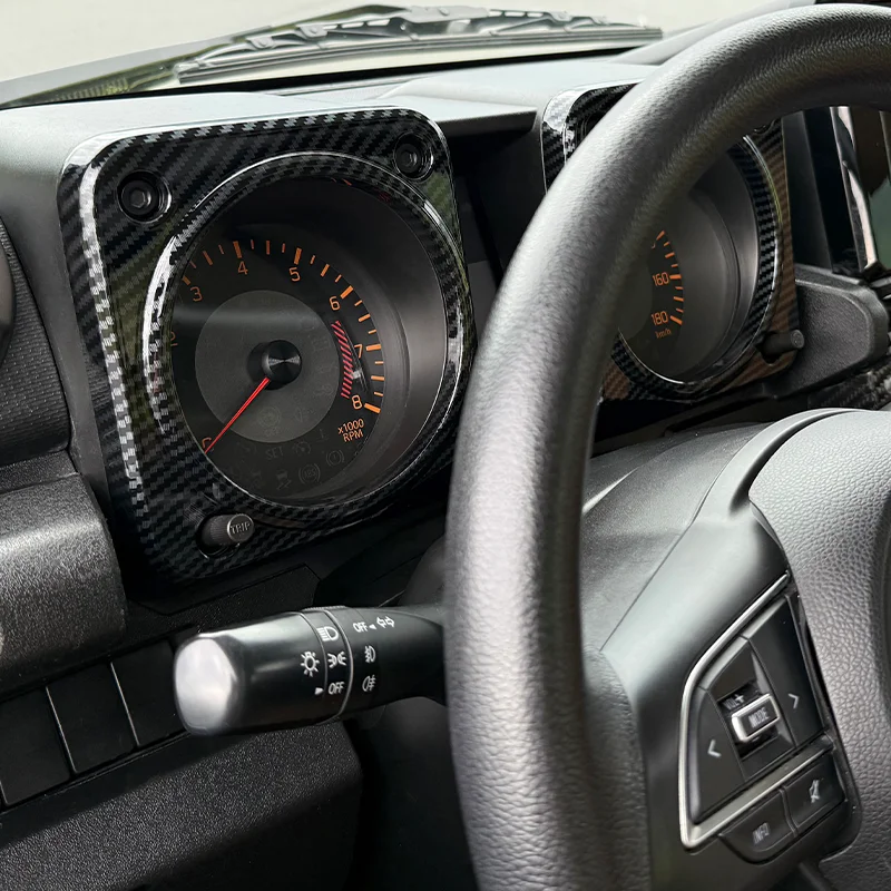 

Dashboard Decoration Frame Carbon Fiber Texture Decorative Car Accessories for SUZUKI Jimny Jb64 Jb74 2019 2020 2021 2022 2023