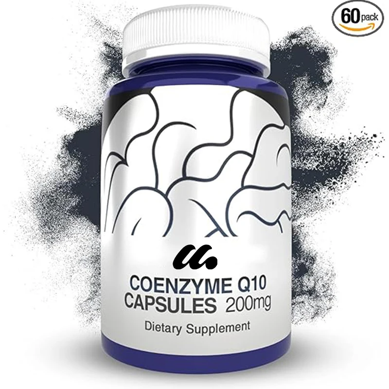 

CoEnzyme Q10 Capsules | 200mg | Ubiquinone | 60 Count | Energy, Cognitive & Cellular Function