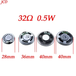 1PCS Ultra Thin Mini Speaker 32Ohm 0.5 Watt 0.5W 32R Speaker Diameter 28MM 36MM 40MM  2.8CM 3.6CM 4CM  Suona Buzzer