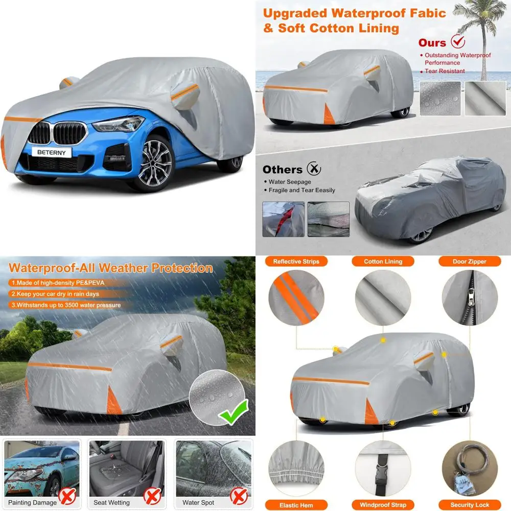 

Всепогодный автомобильный чехол на заказ для моделей 2009-2025 X1 — солнце, дождь, УФ, пыль, защита от снега, полный автомобильный чехол на открытом воздухе