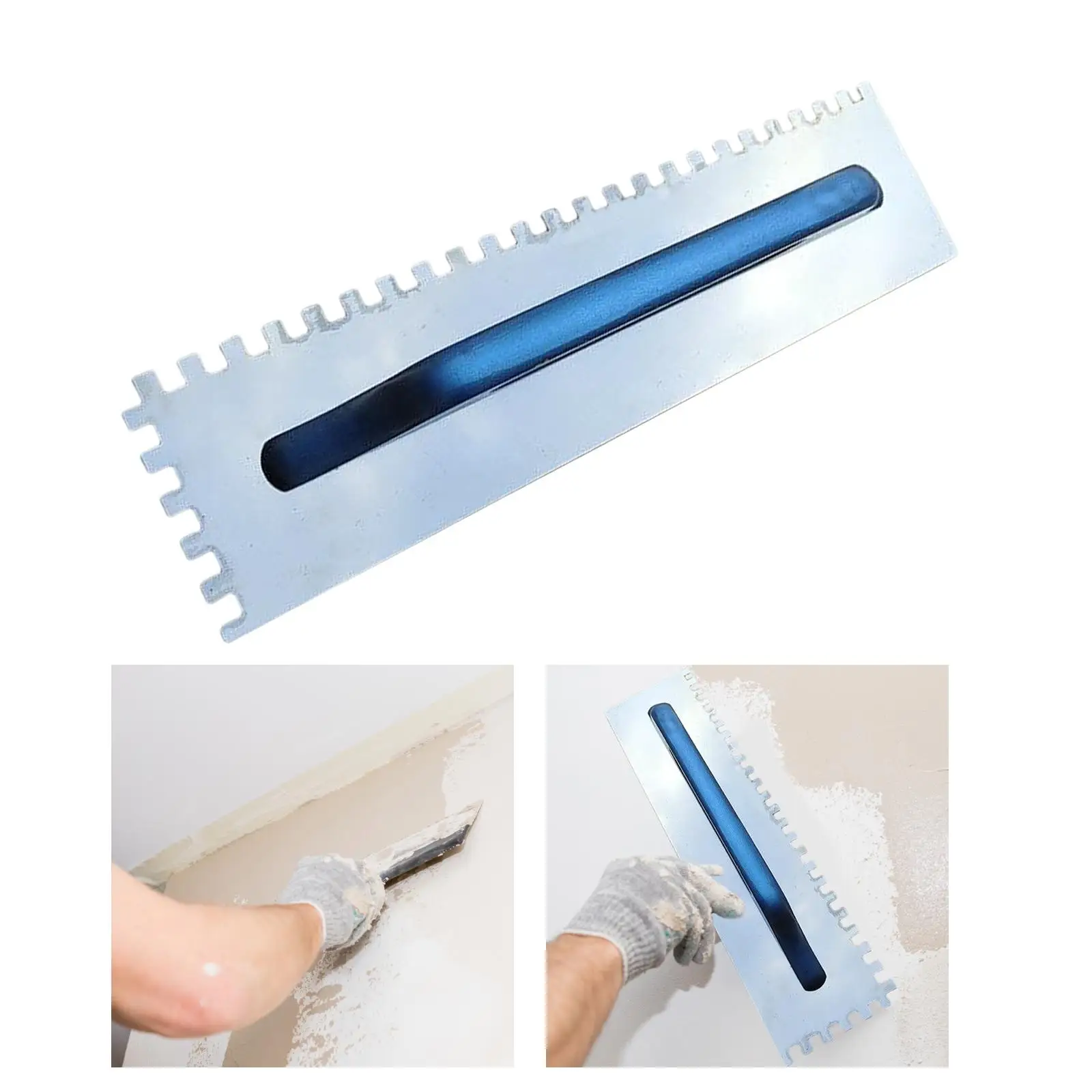 Stainless Steel Drywall Smoothing Spatula Tools Putty Tool Plastering Skimming Trowel Tile Portable Painting Mud Floor Wall Tile