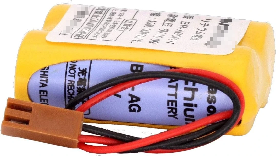 100% NEW BR-AGCF2W Lithium Metal Battery 6V A98L-0031-0011 for FANUC CNC Memory Backup Industrial Batteries 2200mAh PLC Battery