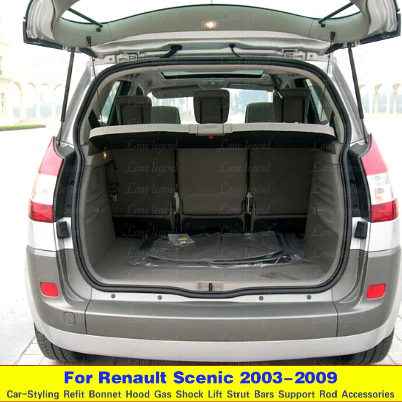 For 2003 2004 2005 2006 2007 2008 2009 Renault Scenic MK II MPV Rear Boot Tailgate Gas Support Struts Springs Car Accessories