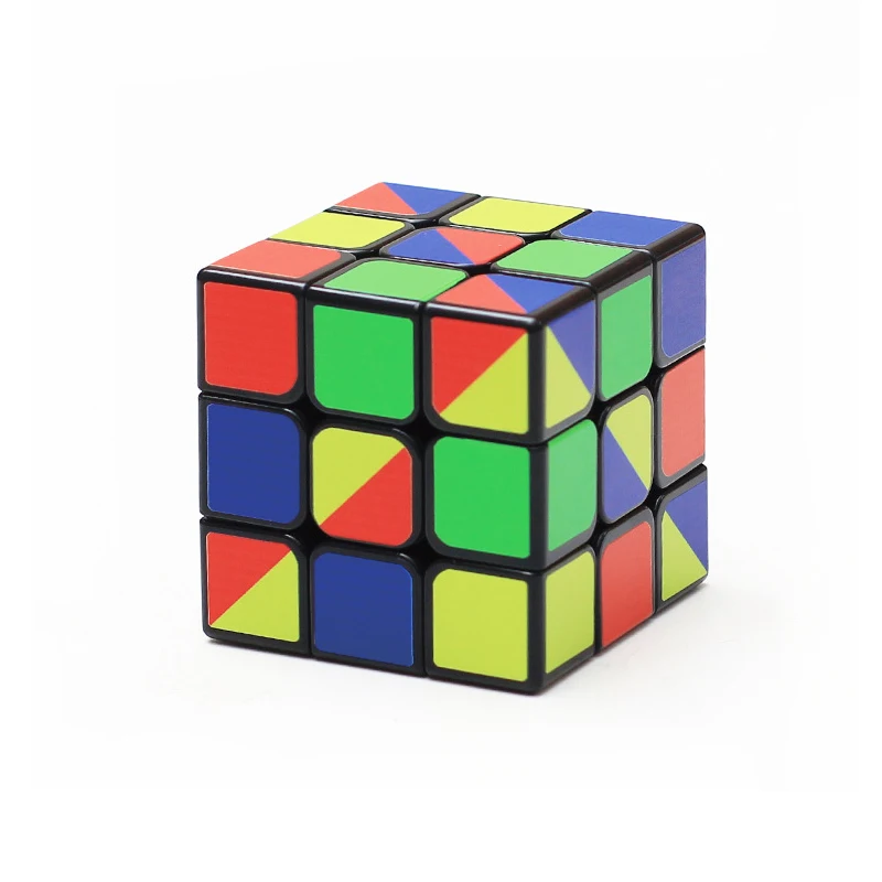 Arcobaleno Cubo di Velocità 3x3x3 Problema Risoluzione Educativo Per Bambini Puzzle 3D Giocattolo Sfida Mentale Regali Per I Bambini Adolescenti Cubo Magico