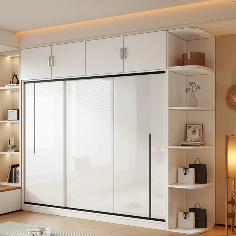 

CX021BU Gentleman Individual Wardrobe Bathroom Luxury Household Bedroom Wooden Girls Cupboard Narrow Wardrobes