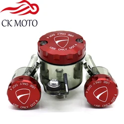 Left Brake Clutch Tank Cup Fluid Oil Reservoir Cover For DUCATI 748 749 916 996 998 1098 1198 S/R 848 EVO 900 1000 SS