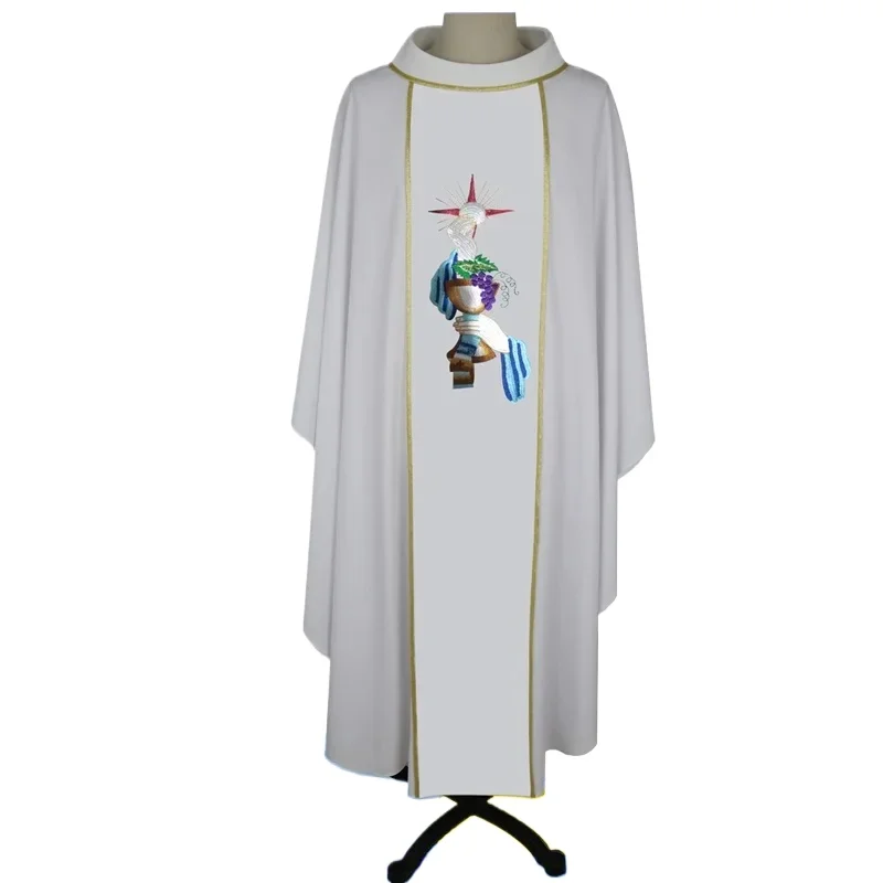 Chasuble Red Green White Purple Costume Mass Vestment Catholic Church Uniform Priest Vestments Clergy Robe