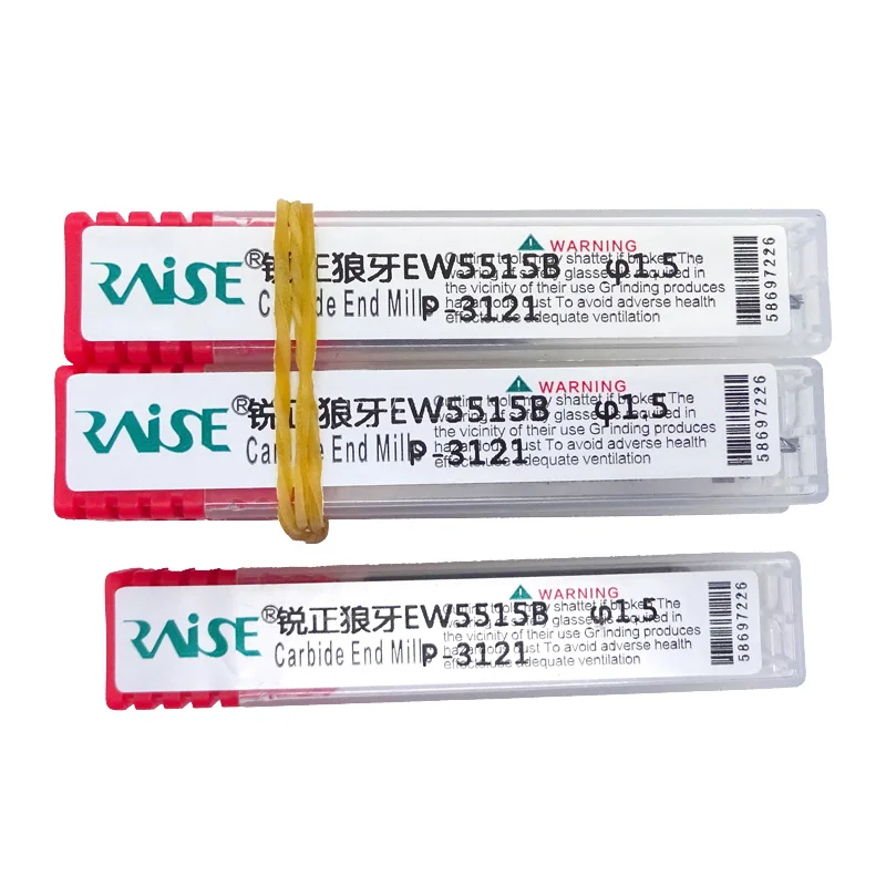 Raise Carbide End Mills 1.5/2/2.5mm/95° Cutter Resistant to Breakage for Wenxing DEFU JZ Goso 368A 998A Models Locksmith Tools
