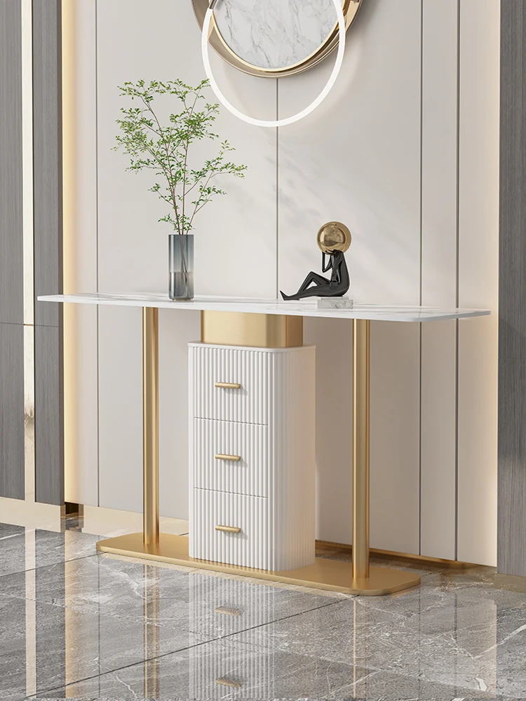 Light Luxury Hallway Cabinet Simple Modern Entrance Hall Home Hallway Decoration Table