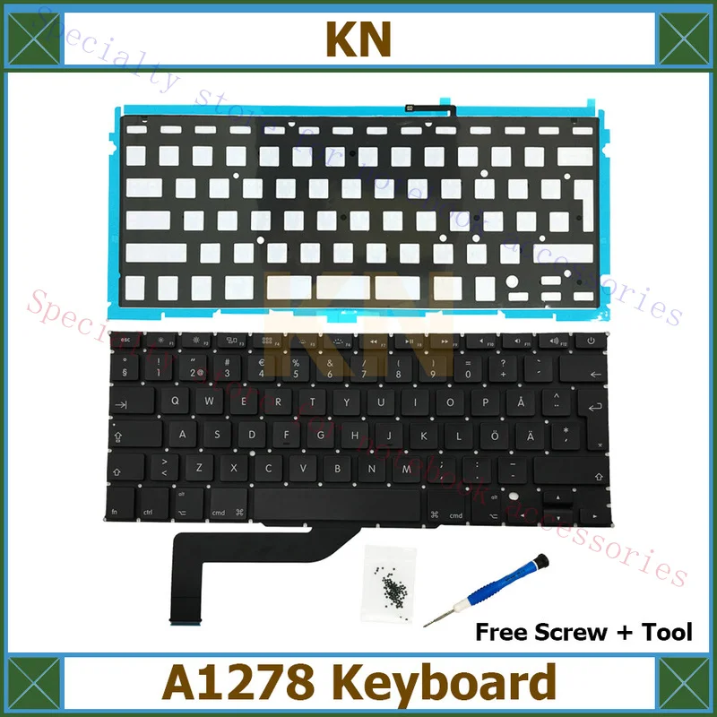 FFF+ New Sweden with Backlit Screw For Macbook Pro Retina 15 A1398 2012 - 2015 Years