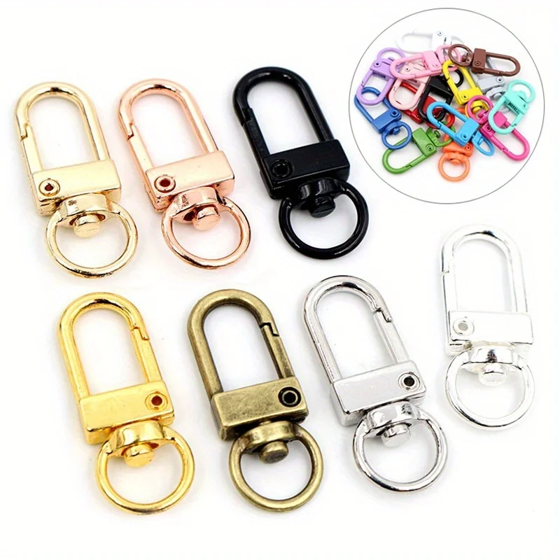 10 teile/los Snap Karabinerverschluss Haken Überzogene DIY Schmuck Machen Erkenntnisse für Schlüsselbund Neckalce Armband Liefert