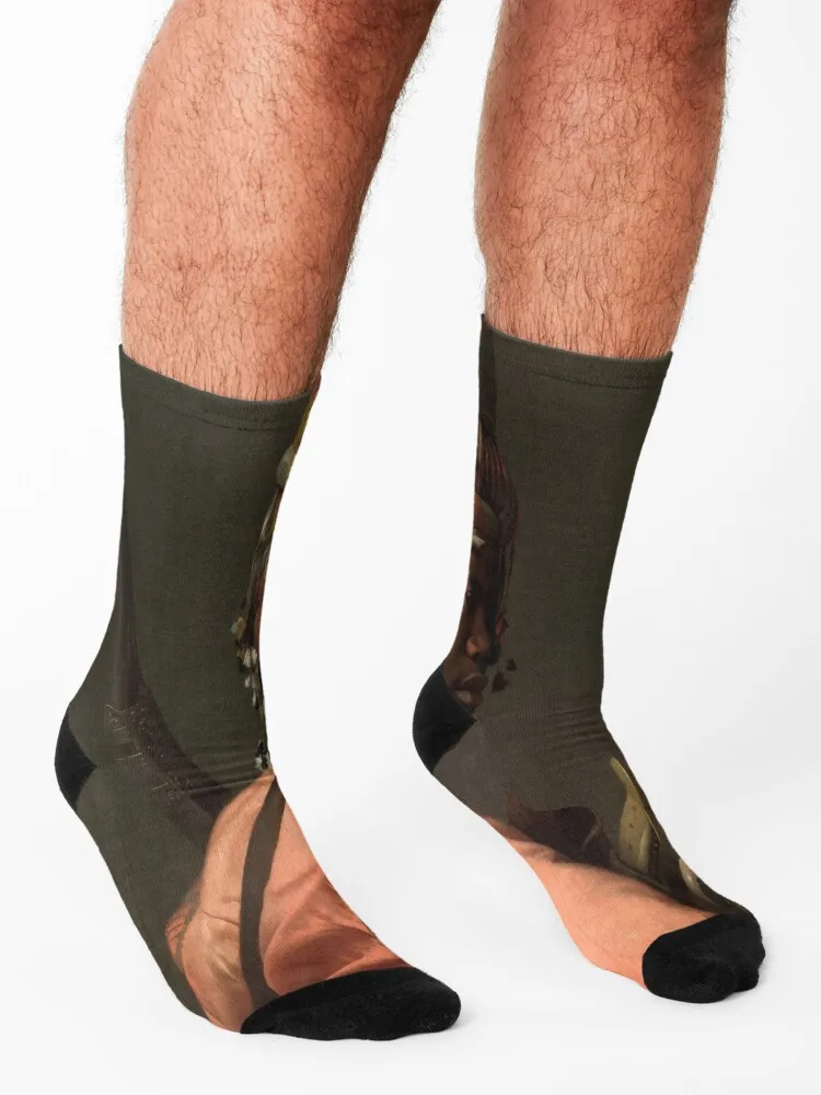 Africa: Jean-Leon Gerome - Bashi-Bazouk Socks custom winter gifts designer brand funny gifts Socks Female Men's