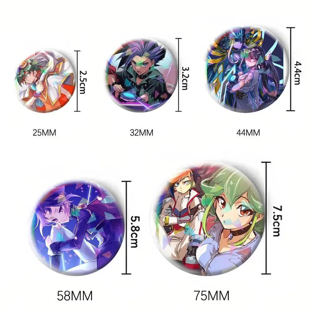 Ruri Kurosaki YU-GI-OH Arc-v Anime  75mm 58mm 44mm 25mm Brooch Backpack Hat Pins Accessories Toys Badge