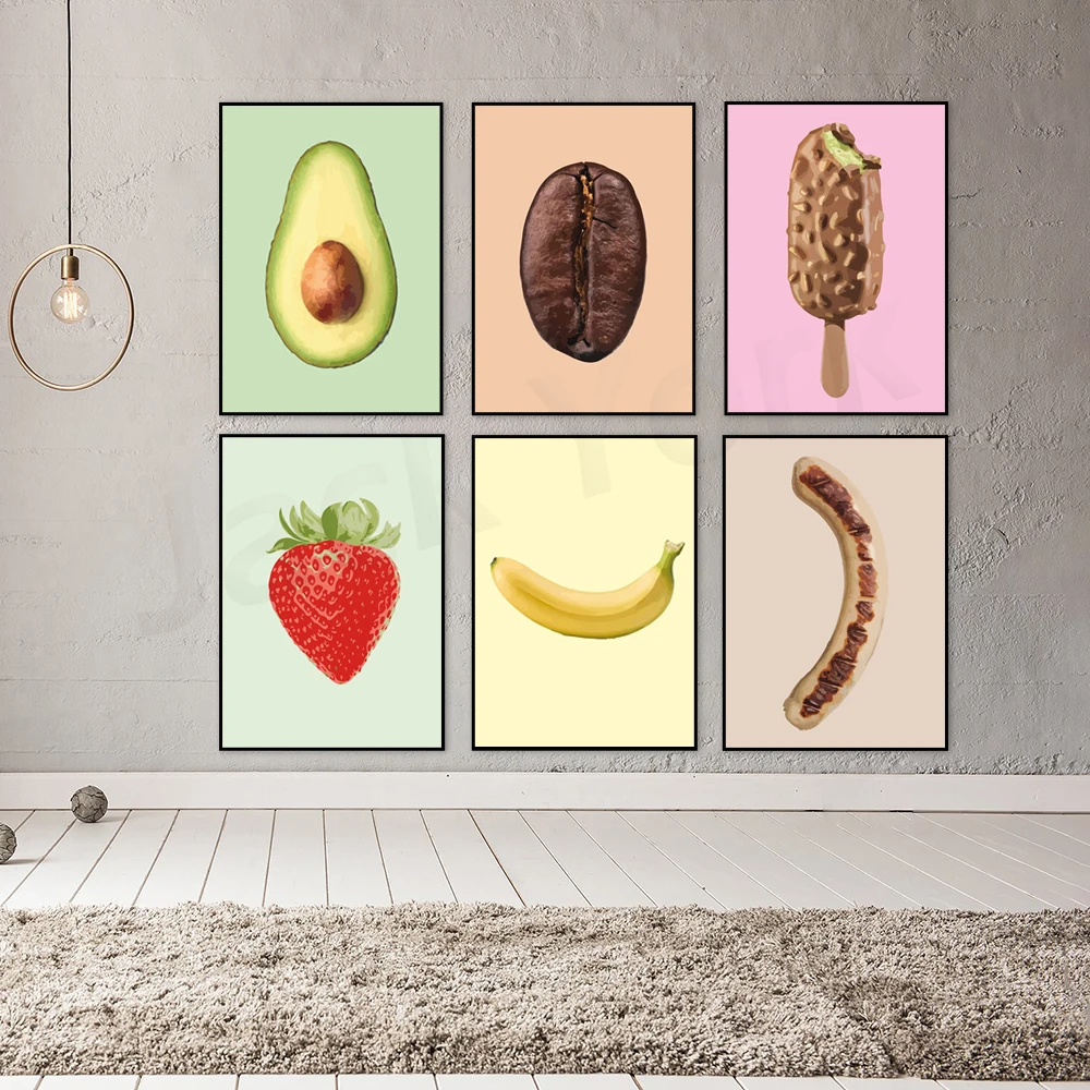 Modern stylish pasta Poster | Pop-Art print | home decoration | wall art