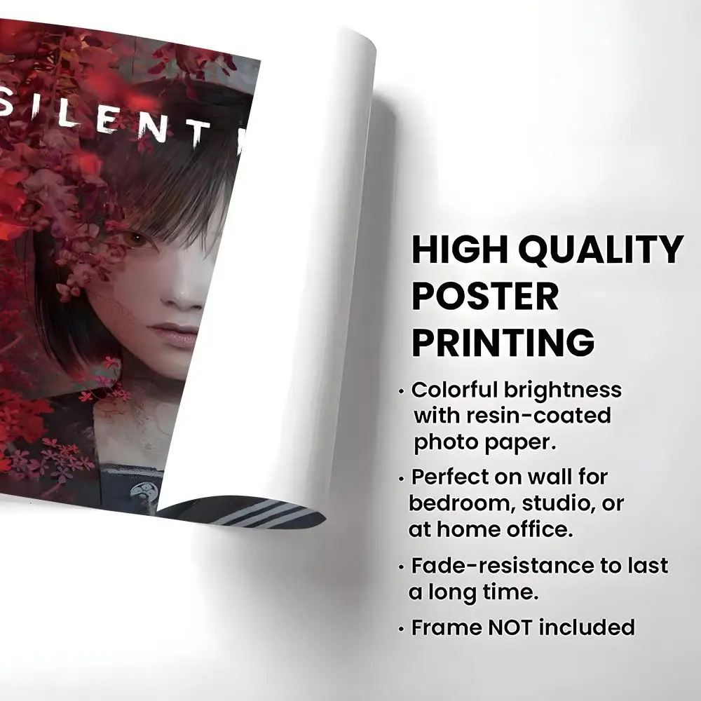 هدية ملصق لعبة Survival Horror Silent Hill مع مطبوعات لتزيين غرفة النوم وغرفة المعيشة والعرض #3