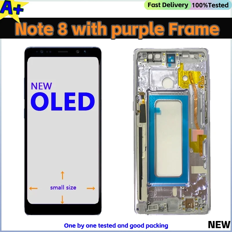 OLED Note8 Display 100% For SAMSUNG Galaxy Note 8 LCD 6.0\