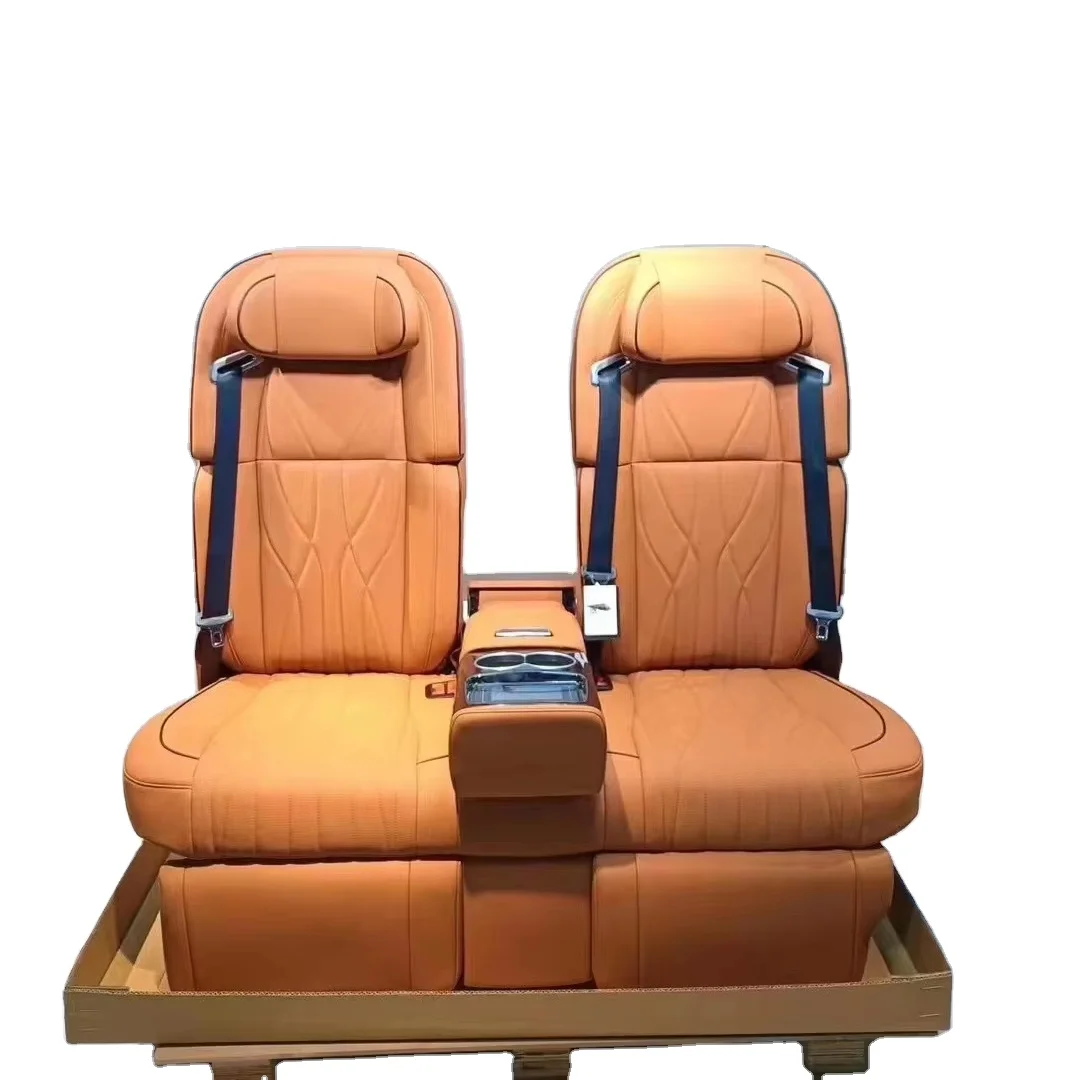 Car Modification Luxury VIP Interior Accessories Electric Three-person Seat Dual Button Seat Suitable for Toyota Sienna