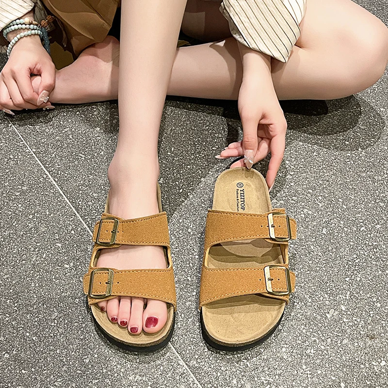 Summer Men Sandals Genuine Leather Mens Casual Shoes Outdoor Men Leather Sandals for Men Beach Shoes Roman mens Shoes