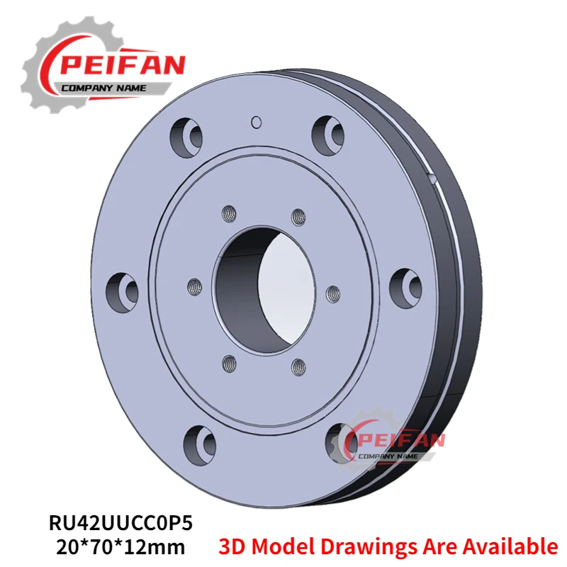 Imagem -04 - Rolamento de Rolo Transversal Automático Junta de Braço Giratório Rolamento de Mesa Giratória 10 mm 20 mm 25 mm 35 mm Ru28 Ru42 Ru52 Ru66 1pc