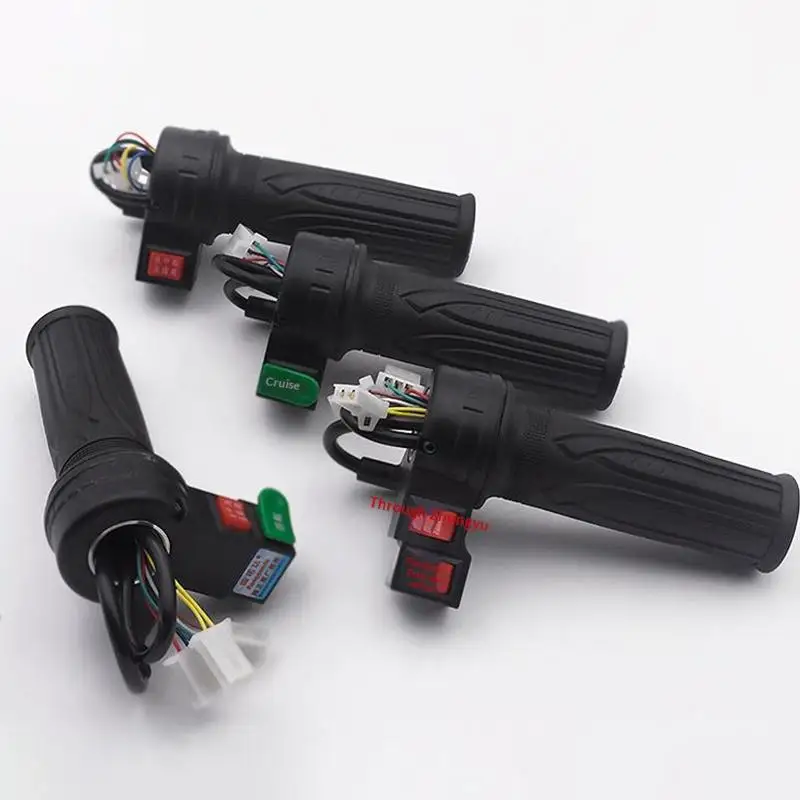 (BF06)48V Throttle Handle 135mm Speed Grip With Cruise Reverse Three Speed For Electric Scooter Bike Replacement Part Fits 22mm image 5