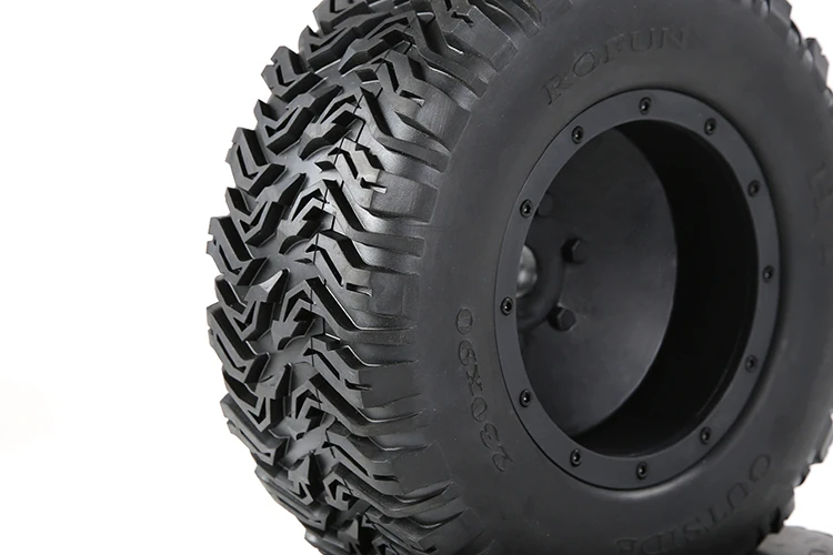 Ruofan LT/LOSI 5T and other 1/5 remote control car tires, large-sized fine textured tires Traxxas MAX-X