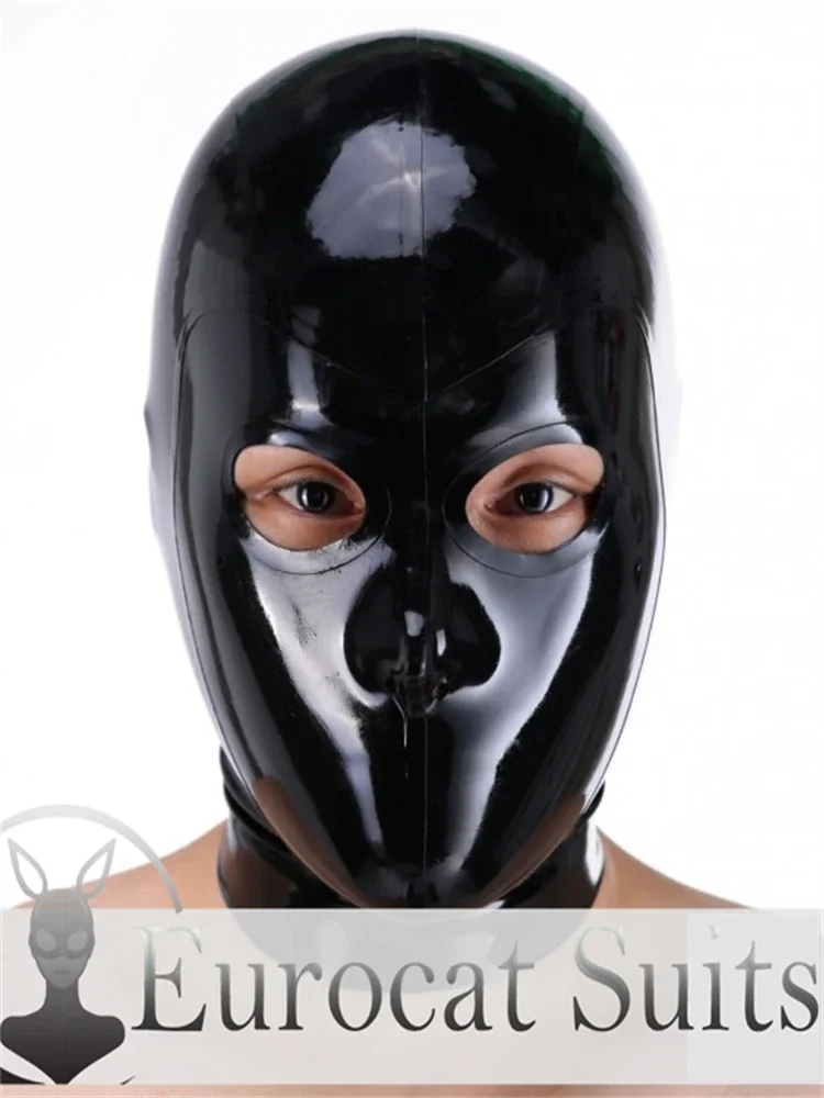 latex fetish hood Eurocat suits sexy bodysuitMASK GIMP rubber catsuits  clubwearing male rubber bodysuit  cosplay costume