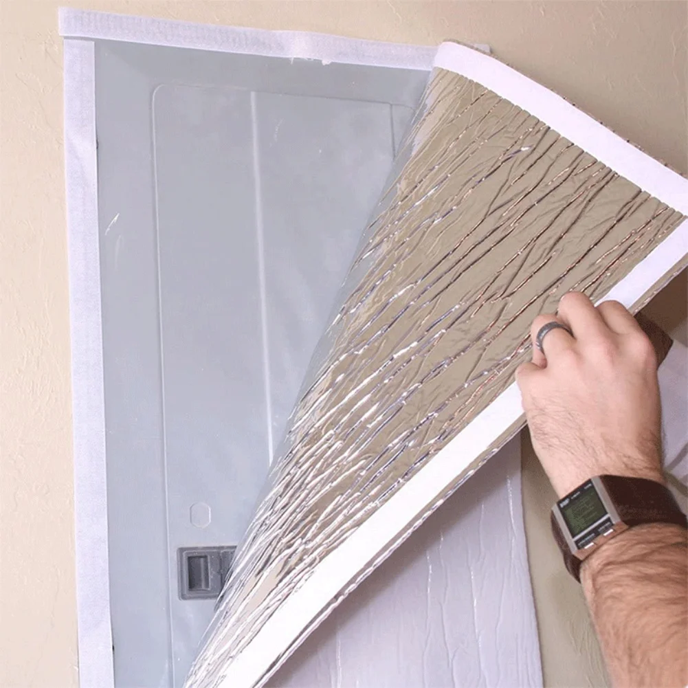 Heat Preservation Cover Attic Vent Cover Self-Adhesive Installation Tool-Free Setup Versatile Insulation Application