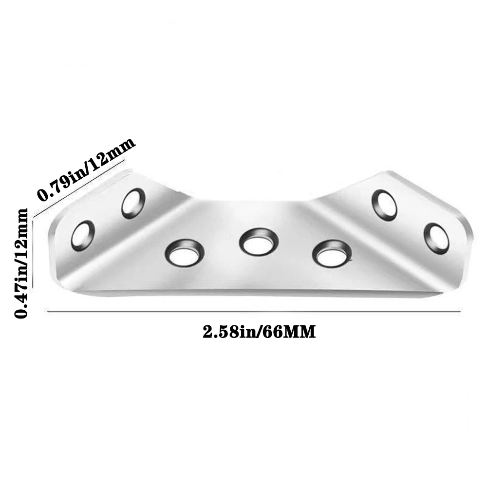 10 Sets 6 8 20 Pcs Stainless Steel Corner Code Connectors - Heavy Duty Right Angle Brackets for Furniture and Cabinets