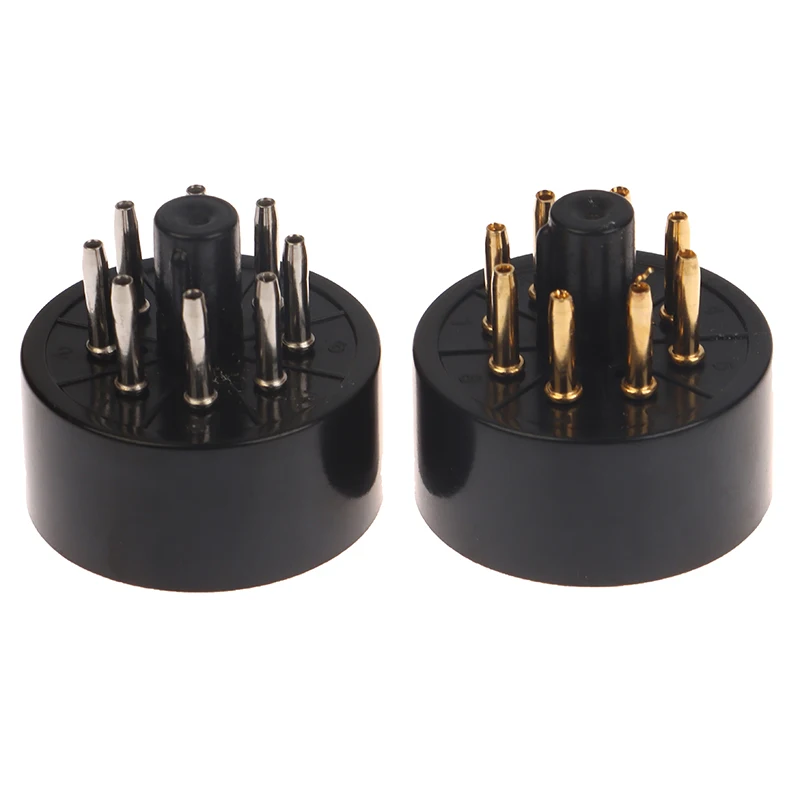 1 PCS 8 Pins Bakelit Rohr Buchse S8AES Bakelit Rohr Basis Für EL34C EL34 Vakuum Rohr Verstärker